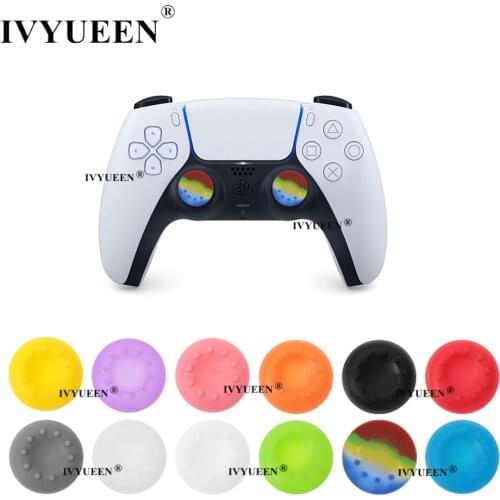 20 pcs Silicone Analog Stick Grip for Dualshock 5 4 PS5 PS4 Pro Slim Controller for Xbox One X S Elite Joystick Thumbsticks Caps