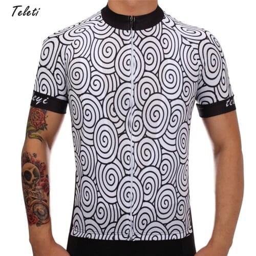 Teleyi 2018 Short Sleeve Cycling Jersey Men Breathable mtb Cycling Clothing Bicycle Clothes Quick Dry Bike Jersey Cycling Wear