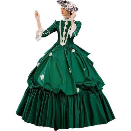 High-end Court Rococo Baroque Marie Antoinette Ball Dresses Historical Period Victorian 18th Century Renaissance Gown ball