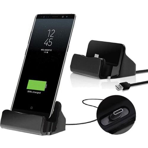 USB-C Dock Charger Desktop Charging Data Sync Stand Station Holder For SAMSUNG S10+ S8 S9 Plus A5 A7 2018 HUAWEI P30 Pro P20 10