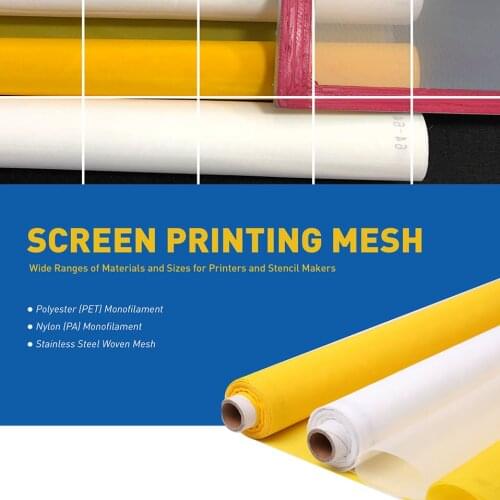 127CM Width 24T-80T Polyester Filter Mesh silkscreen White Silk Screen Printing Mesh Fabric Handwork DIY Filter Net textiles