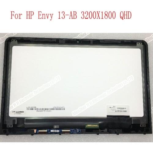 13.3" inch 3K LCD Screen Assembly LTN133YL04 LTN133YL06-H01 LP133WF4-SPA4 for HP Envy 13-AB 3200X1800 QHD Replacement Display