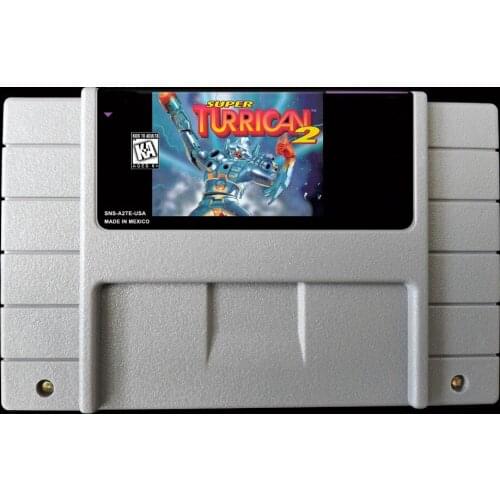 16Bit Games ** Super Turrican 2 ( USA version!! )