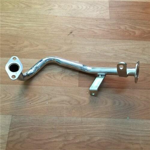 For 125 Motorcycle Accessories Gwangyang booster pedal heroic little guy exhaust tube front elbow bend for GY6