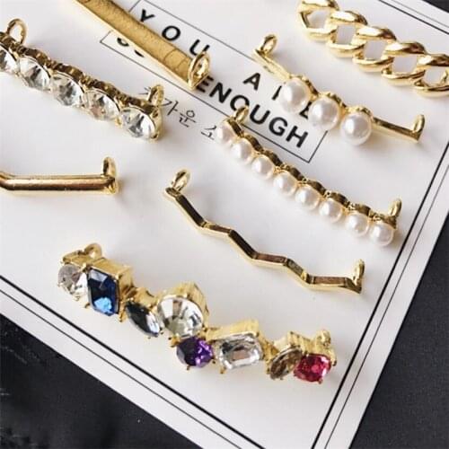 Shoes Accessories Gifts Fashion Mini Alloy + Acrylic Shoe Clips Shoelaces Clips Decorations Charms Faux Pearl Rhinestone 1pc