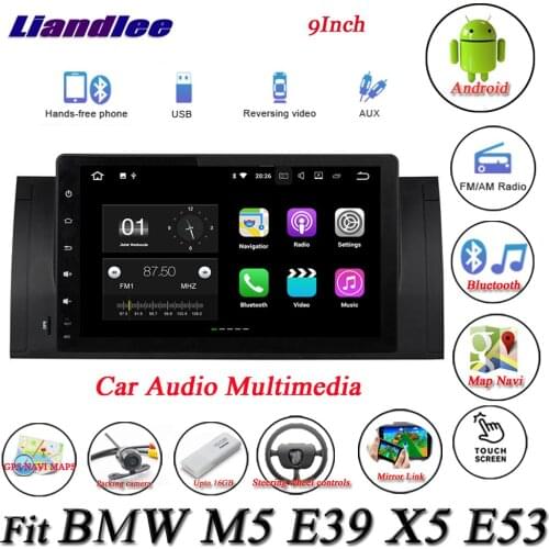 Car Android System For BMW M5 E39/X5 E53 Multimedia Player Radio GPS Navigation Wifi HD Screen