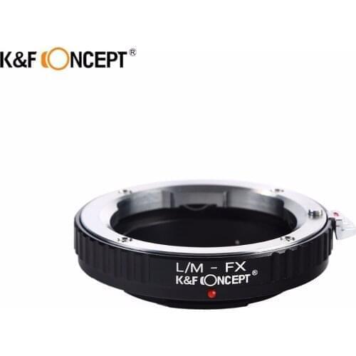 K&F CONCEPT Camera Lens Mount Adapter Ring of Metal for Leica M Mount Lens to for Fujifilm FX Mount X-Pro1 Camera Body