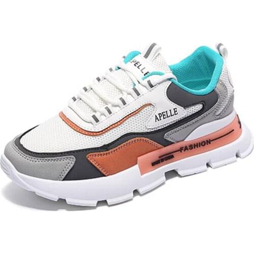 Sneakers Women Platform Chunky Casual Running Shoes Luxury Female Walking Trainers Mixed Colors Woman Height Increasing 5 cm New