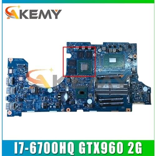 448.06B09.001M 14302-1M For Acer Aspire VN7-592 VN7-592G Laptop Motherboard With I7-6700HQ GTX960/950 2G-GPU 100% Fully Tested