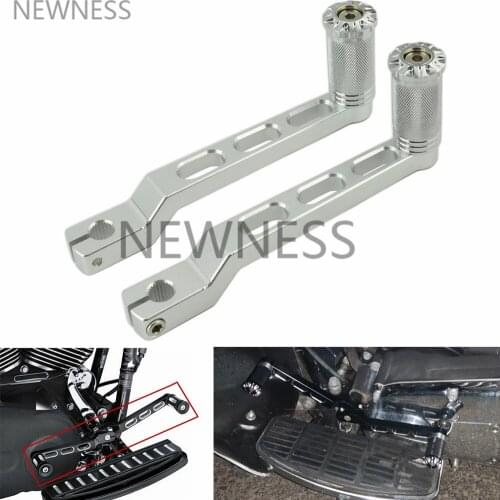 Motorcycle Gear Shift Lever Shifter Foot Pedal Brake Shifter Lever Foot Pegs Sets Fit For Harley Touring Softail Trike Custom