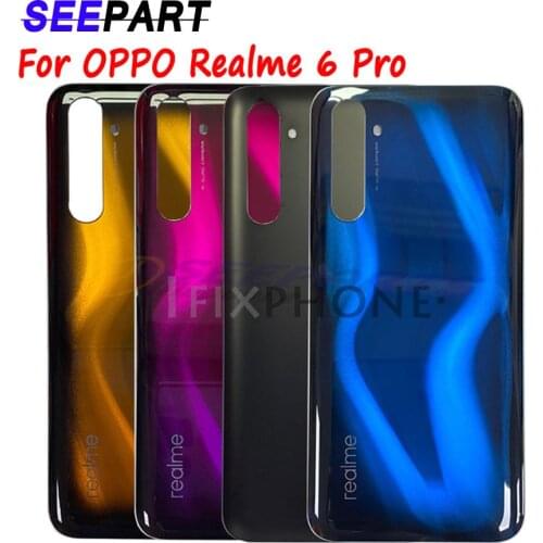Suitable for OPPO realme 6 pro battery cover back glass panel rear case case Suitable for oppo realme