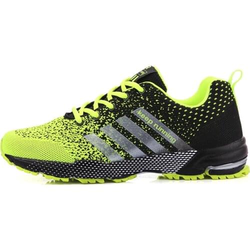 Spring And Autumn New Fashion Lovers Peisure Press Marathon Fitness Sports Shoes Breathable Comfortable All-Match Running Shoes