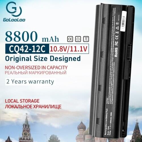 Golooloo 12Cells 8800mAh Laptop Battery for HP Compaq 593553-001 593554-001 Presario CQ32 CQ42 for Envy 15-1100 for Pavilion DM4