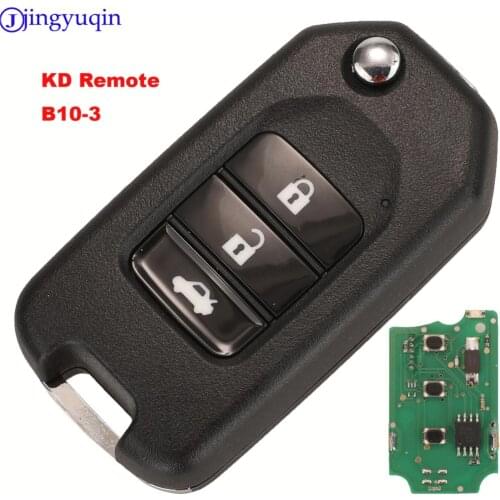 Jingyuqin B10-3 KD For Honda 3 Button For KD900/KD900+/URG200 Mini Key Programmer B Series Remote Control Car Key XTT 7961