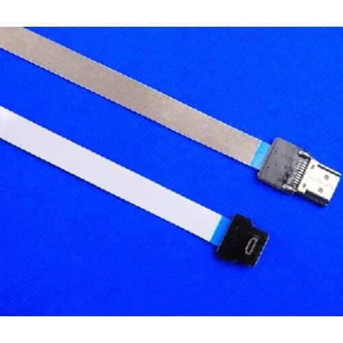 Super Soft Shielded HDMI to Micro HDMI Conversion Cable (Suit for GH4 etc.) - 30CM length Free Shipping * 1pcs