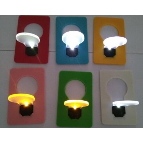 Led card lamp Wallet Card lamp night light card lamp Christmas gift spot wholesale