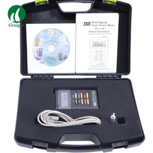 TES-1333R Digital Radiation Detector Cell Energy Tester Solar Power Meters
