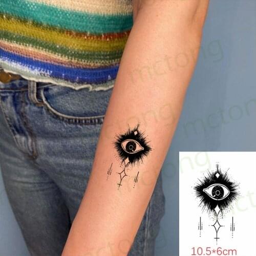 Waterproof Temporary Tattoo Sticker Eye Eyebrow Scorpion Bird Totem Flash Tatoo Fake Tatto Arm Leg Wrist Foot Hand For Men Women