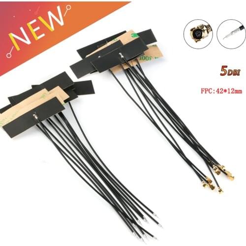 10Pcs 2.4Ghz WIFI Internal Antenna 5dBi IPX IPEX Connector FPC Omni Antenna IEEE 802.11 b/g/n WLAN System