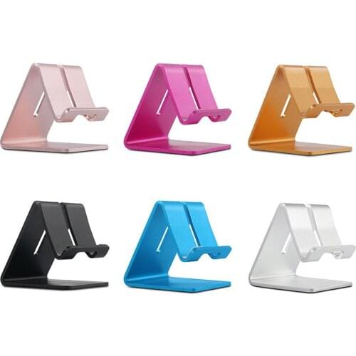 2020 Universal Aluminum Metal Mobile Phone Tablet Desk Holder Stand for Smart Cellphone for Kindle Ebook Phone Accessories