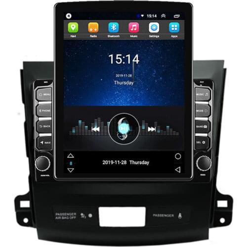 Eastereggs 2 Din 9.7" Tesla Screen Car Multimedia Player GPS Navigator WIFI For Mitsubishi Outlander Android Radio 2006-2012