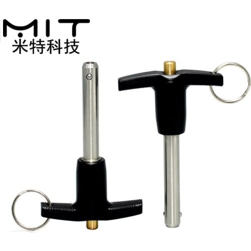 Quick Release Pin with T-handle Ball Lock Pins Self-Locking Pins for Boat Pin Dia 20mm Length 50mm/60mm/70mm/80mm/90mm/100mm