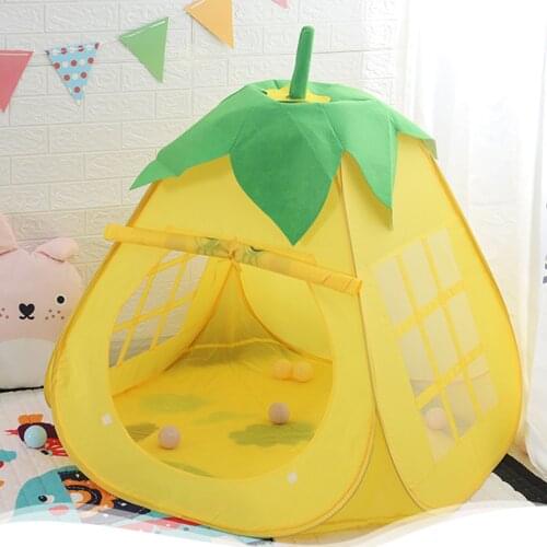 Kids Play Tent Ball Pit Pool Indoor Outdoor Pear Shape Tent Toys Girls Princess Portable Foldable Playhouse Tent For Kids
