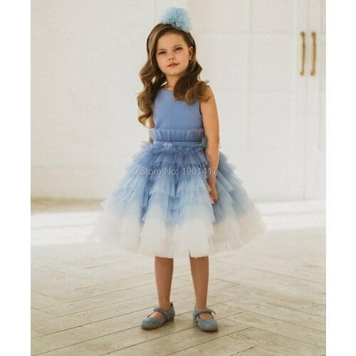 Baby Baptism Dress Lace Princess Gown Summer Infant Graduated Color Birthday Dress Christmas Party Dress Newborn Girl Clothes