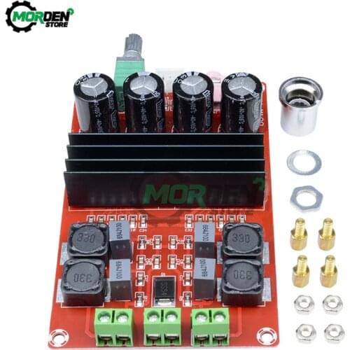 Dual Channel Digital Audio Amplifier Board for Arduino Two Channel Module 100W+100W 12-24V TPA3116D2 2x100W XH-M190 TPA3116