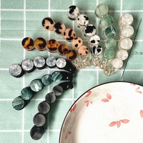 Elegant Pearls Hair Claw Acrylic Hair Clip Acetate Hairgrip Hair Styling Tool Barrettes for Women Girls Fashion Hair Accessories