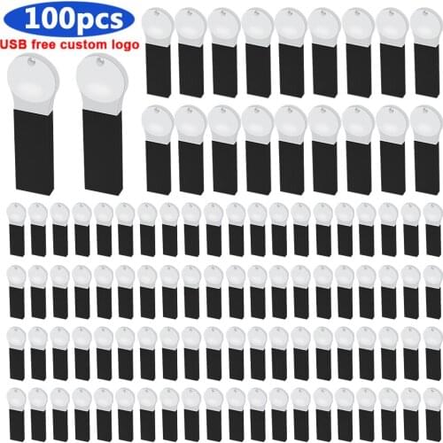 Hot Sale 100pcs free logo metal USB 2.0 Flash Drive 4gb 8gb 16GB 32gb 64gb 128gb PenDrive U Disk Memory Stick Pen Drive U Stick