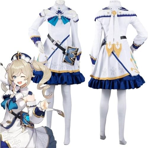 Genshin Impact Barbara Cosplay Costume Outfits Halloween Carnival Suit