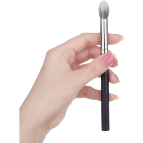 GP21 Professional Handmade Makeup Brushes Soft Saikoho Goat Hair Small Highlighter Eye Shadow Brush Ebony Handle Make Up Brush