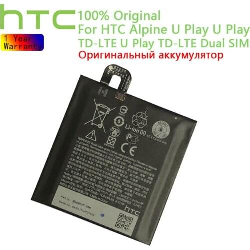 HTC Original B2PZM100 Phone Replacement Battery For HTC Alpine U Play U Play TD-LTE U Play TD-LTE Dual SIM U-2u