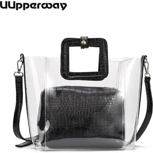 JIN QIAO ER Women's Transparent Bags