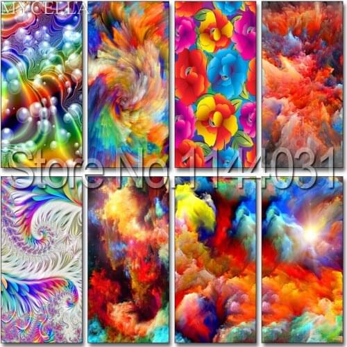 MYCELLA Sky Clouds Oil Painting,Diamond landscape,Full,5D,DIY,Diamond Painting,Mosaic,Cross Stitch,Rhinestone,Decoration,Gift