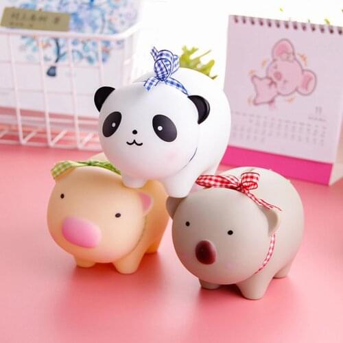 Kids Cute Panda Animal Piggy Bank Box Money Coin Saving Table Decor Xmas Gift Kids Educational Toys for Children Gifts