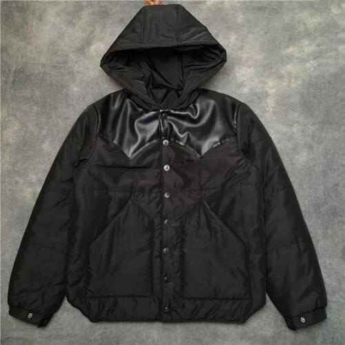 New Men luxury Rib Sleeve Mastermind Pu embroidery Skull Bone High couple Baseball Coats & Jackets Abstract digital coat Motor