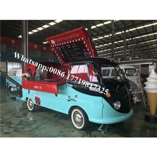 Can customized size vending cart food truck mobile electric carts