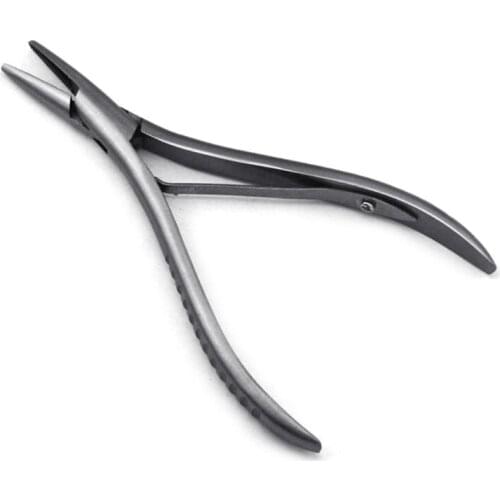 Flat Shape Stainless Steel Hair Extension Pliers Multi-Functi Hair Extension 23GB