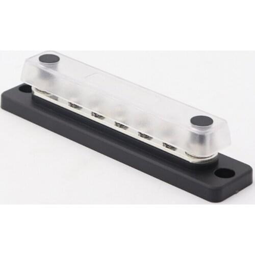 R3MD BusBar with Cover Terminal Bus Bar 150 A BusBar Block with Cover Power Distribution Terminal Block Used for Yacht