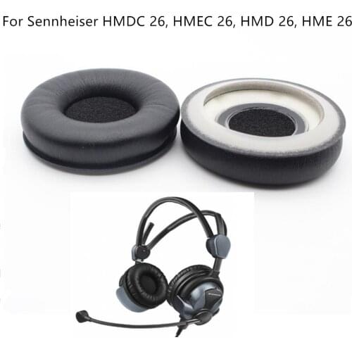 Replacement Ear Pads Cushions for SENNHEISERR HMD26 HME26 HMDC26 HMEC26 Headphones