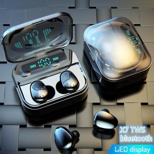 Touch TWS Truewireless bluetooth earphones Earphones Mini TWS Waterproof Headfrees with charging box for iphone and android