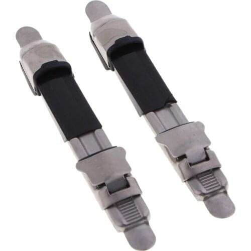 2pcs Stainless Steel Fishing Rod Reel Seat for Casting Spinning Trolling Ice Fly Surf Fishing Rods
