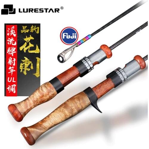 UL MF 1.4m Travel Fishing Rod Fuji-A Rings Wobblers Fish Tackle Closed Length 47cm Spinning/Baitcasting 4 Sections Stream