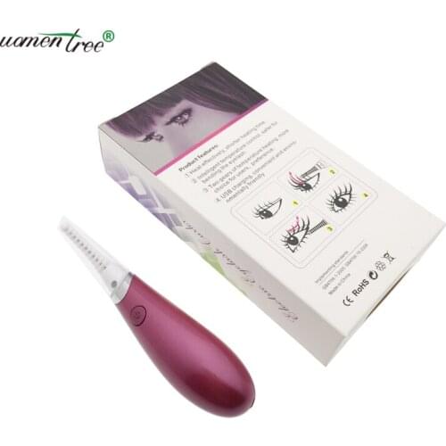 USB Mini Eyelash Curler Electric Heated Automatic Long Lasting Natural Curl Women Eyelashes Curling Iron For Eyelash Extenstions