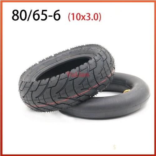 High Quality 80/65-6 Inner and Outer Tyre 10 Inch Thickening Tire 10x3.0/10x2.50 Upgrade Pneumatic Tire Replacement Accessories