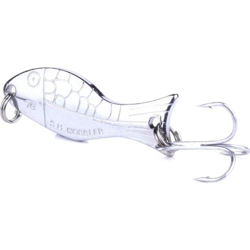 1PCS VIB metal Sequins Wobbler jig shock Swim Minnow fish bait7g Artificial hard bait Pesca Crankbait Isca Fishing tackle lures