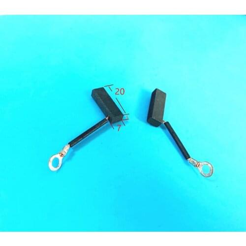 10pcs Motor carbon brush, car fan motor special carbon brush 5X7X20MM silicon rectifier generator carbon brush