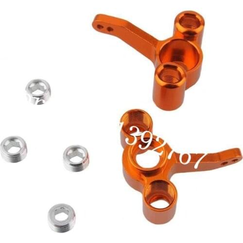 2P For FS Racing 511484 Aluminum Steering Hub Carrier(L/R)(Al.) 1/10 RC Car Remote Control Car Monster Truck Upgrade Parts Metal